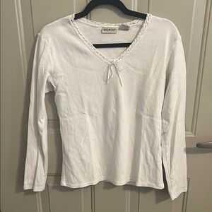White Stag Women's White Cotton Top